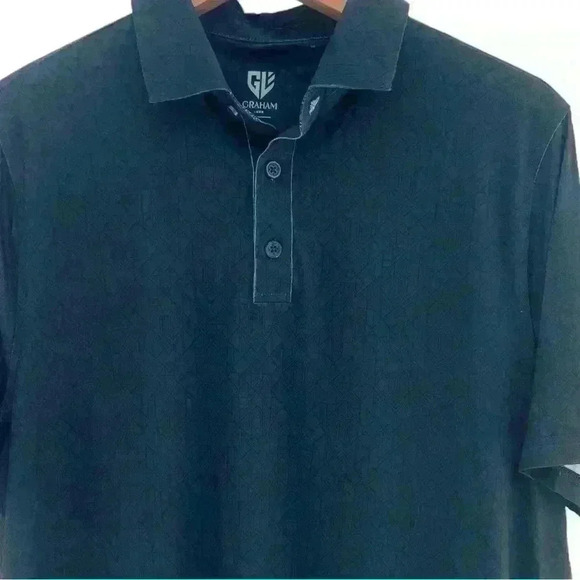 Graham Luxe Men’s Golf Polo Size Medium - Picture 2 of 6